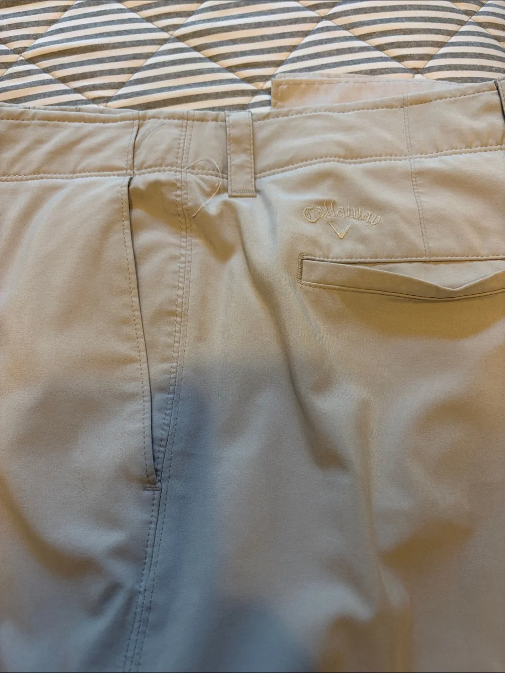 Callaway Men's Tan Khaki Golf Chinos